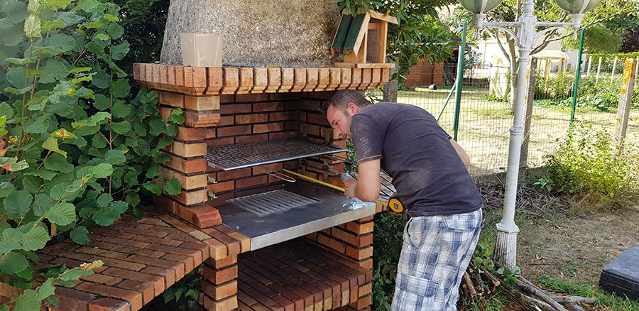 Création d'un barbecue sur mesure